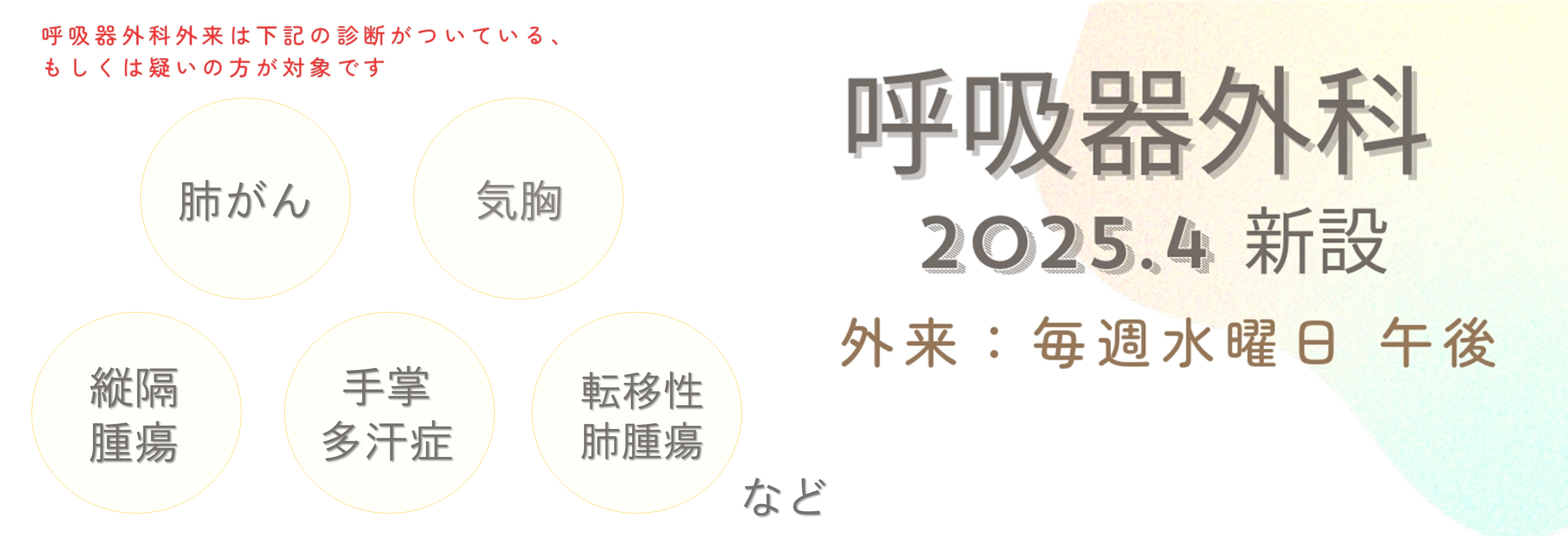 呼吸器外科外来