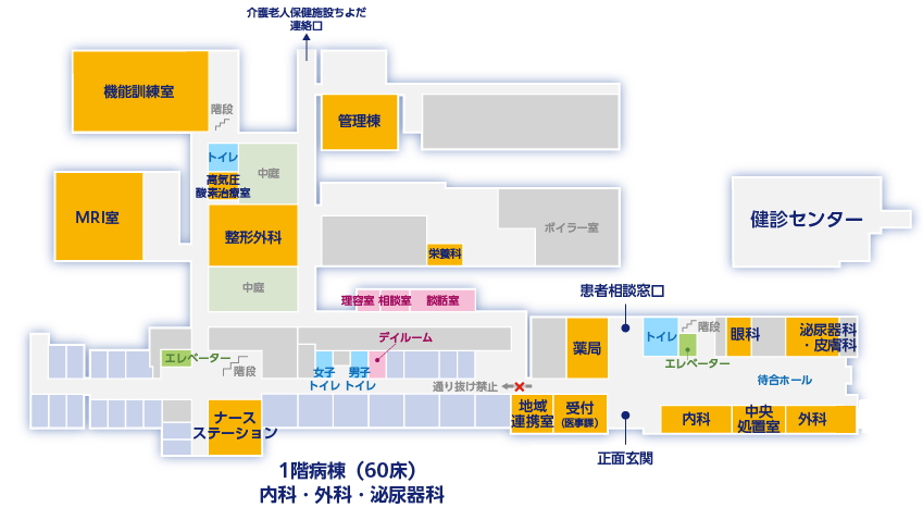 フロアマップ1F